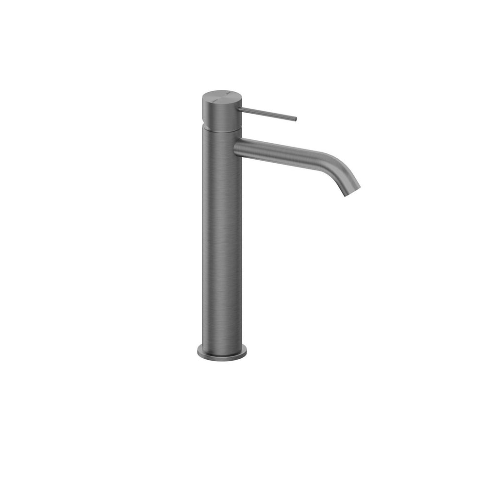 Nero Mecca Tall Basin Mixer - Gunmetal Grey - Wellsons