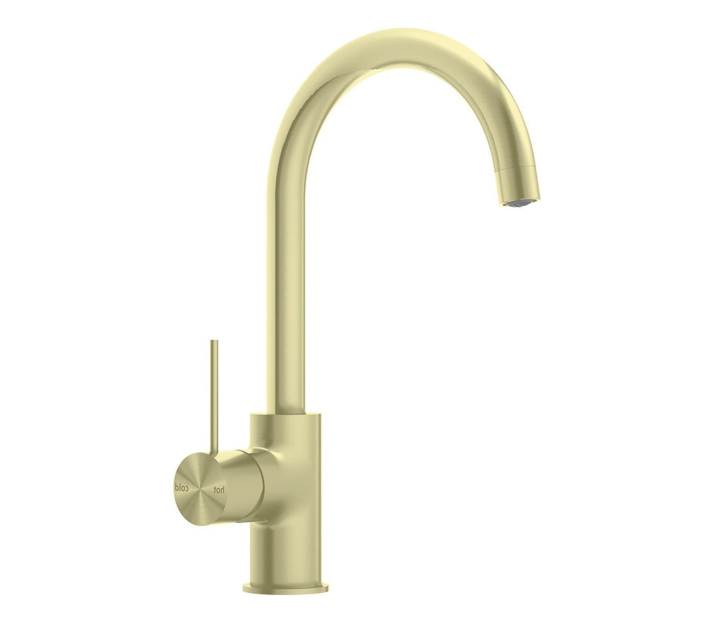 Nero Mecca Kitchen Mixer - Brushed Gold - Wellsons