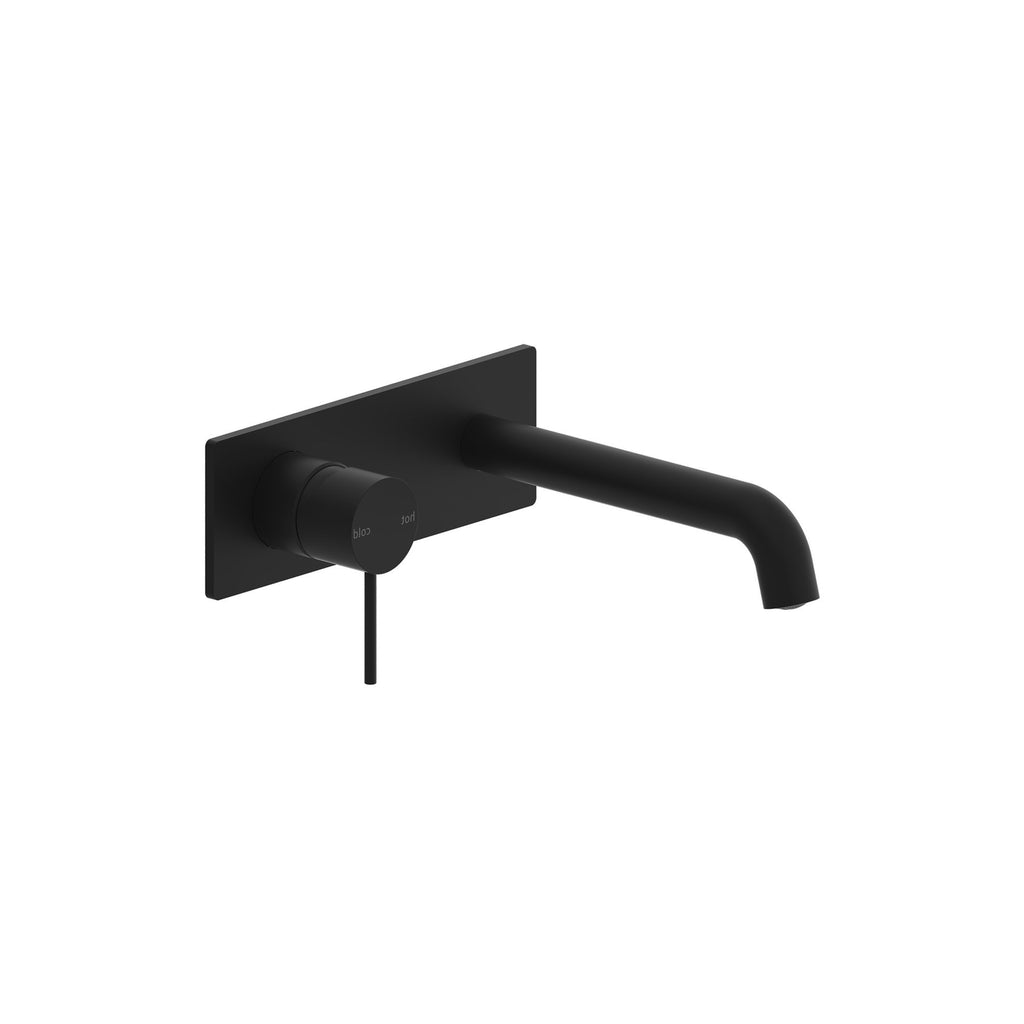 Nero Mecca Wall Mixer Set Basin / Bath 160mm - Matte Black - Wellsons