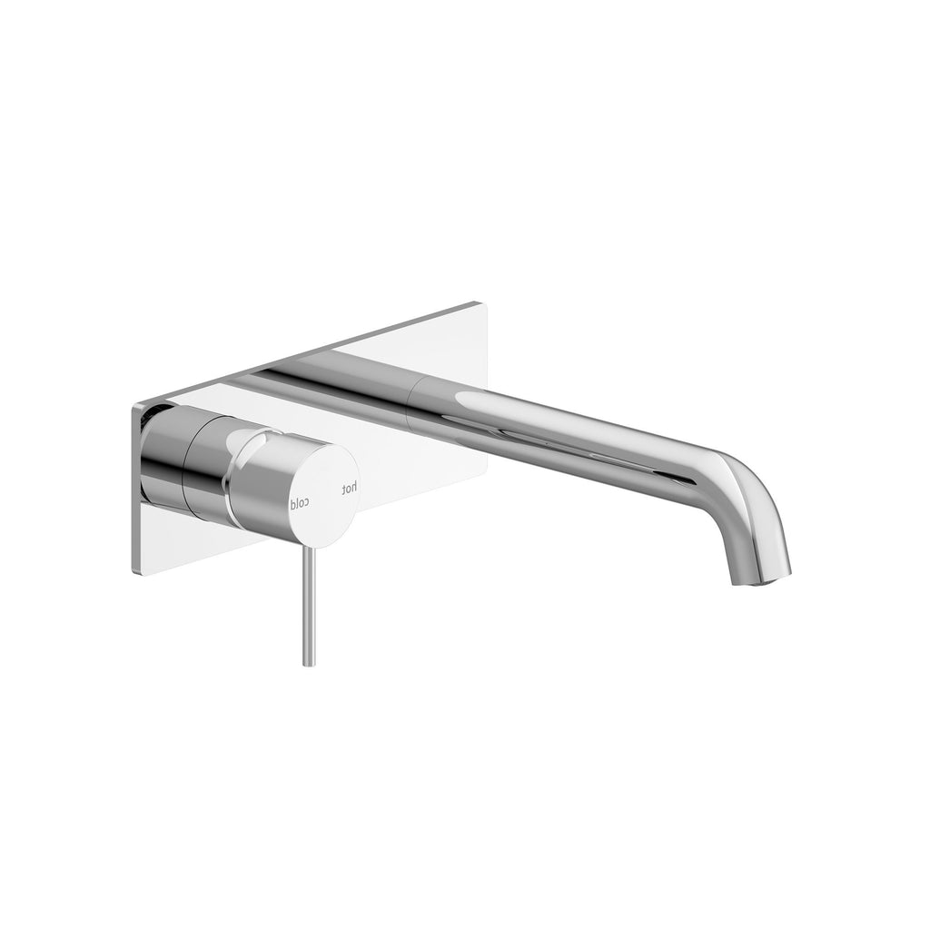 Nero Mecca Wall Mixer Set Basin / Bath 160mm - Chrome - Wellsons