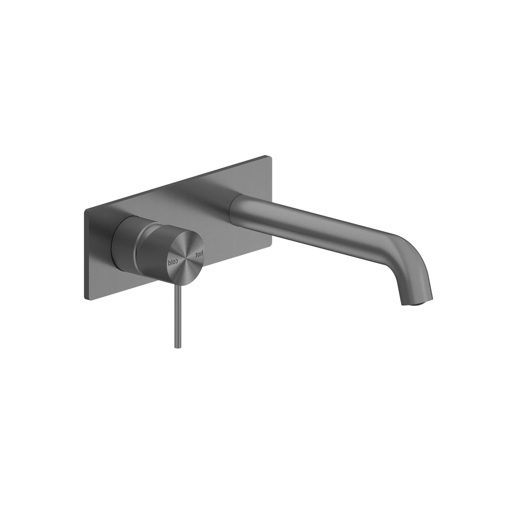 Nero Mecca Wall Mixer Set Basin / Bath 160mm - Gunmetal Grey - Wellsons