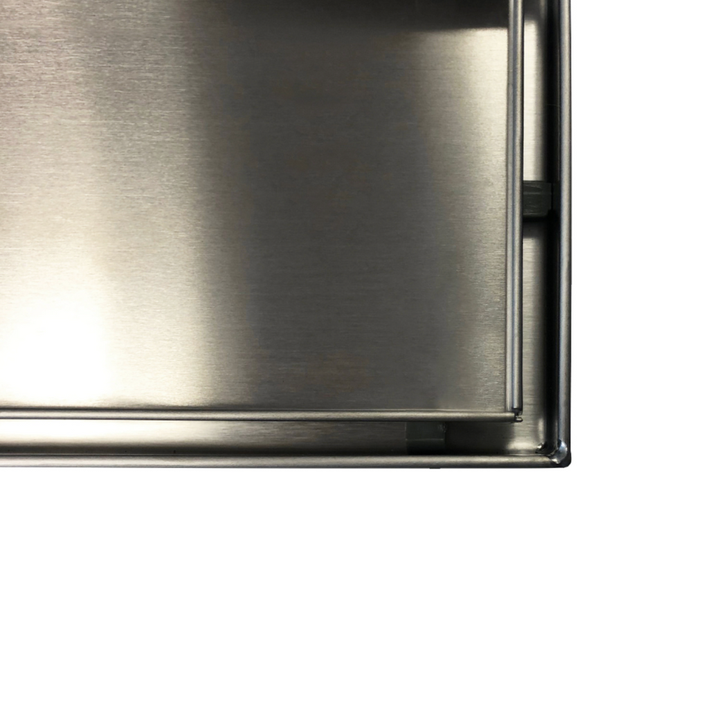 Radiant Tile Insert Channel Floor Waste Grate - Stainless Steel