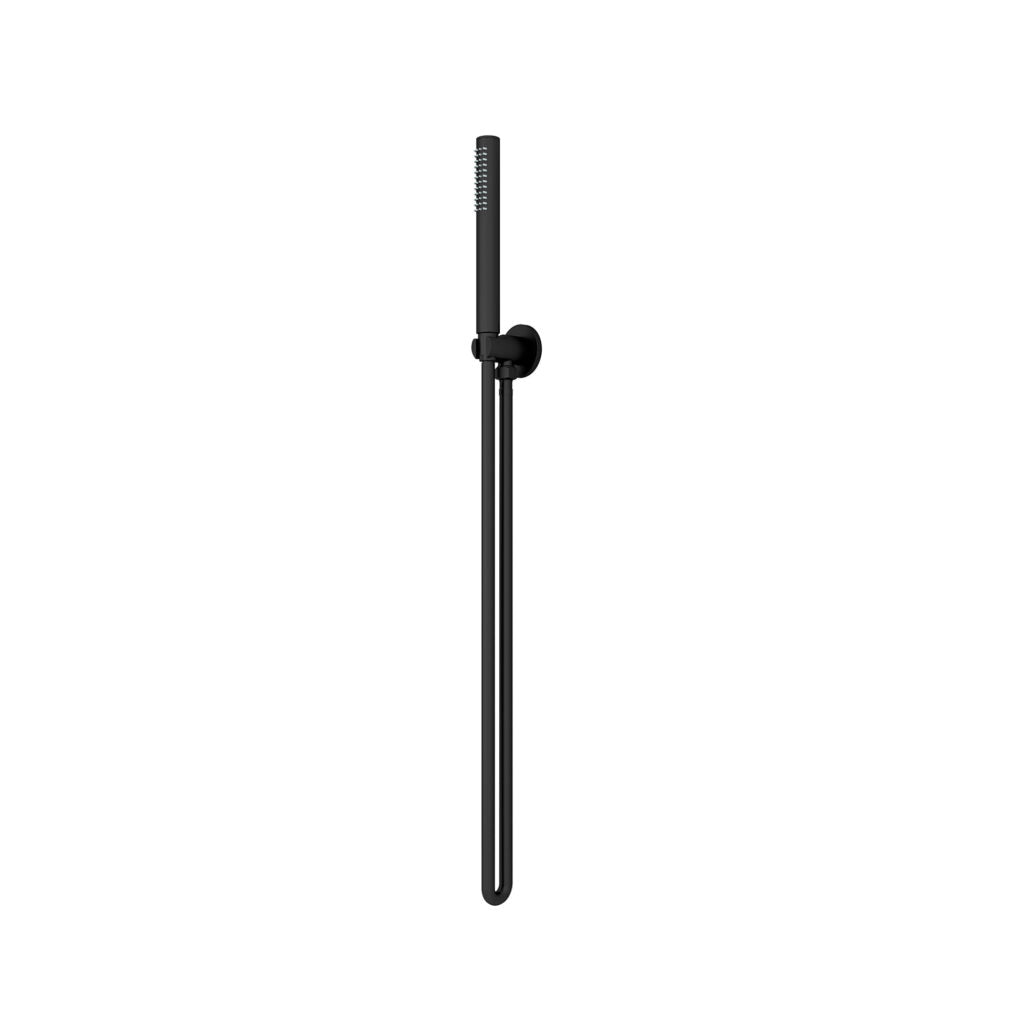 Nero Slim Shower on Bracket - Matte Black