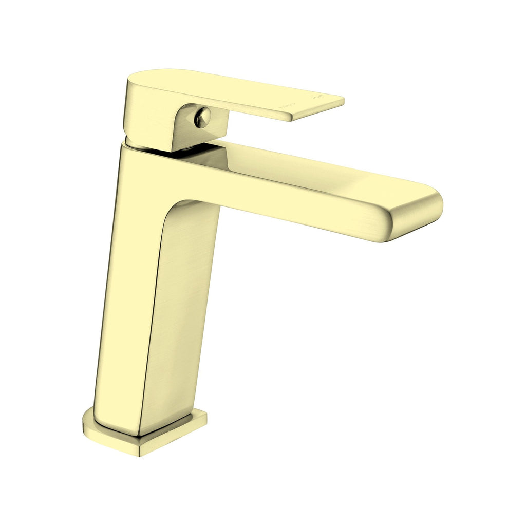 Nero Bianca Basin Mixer - Brushed Gold - Wellsons