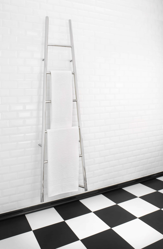 Thermogroup Jeeves Tangent L Heated Towel Rail - Polished Stainless