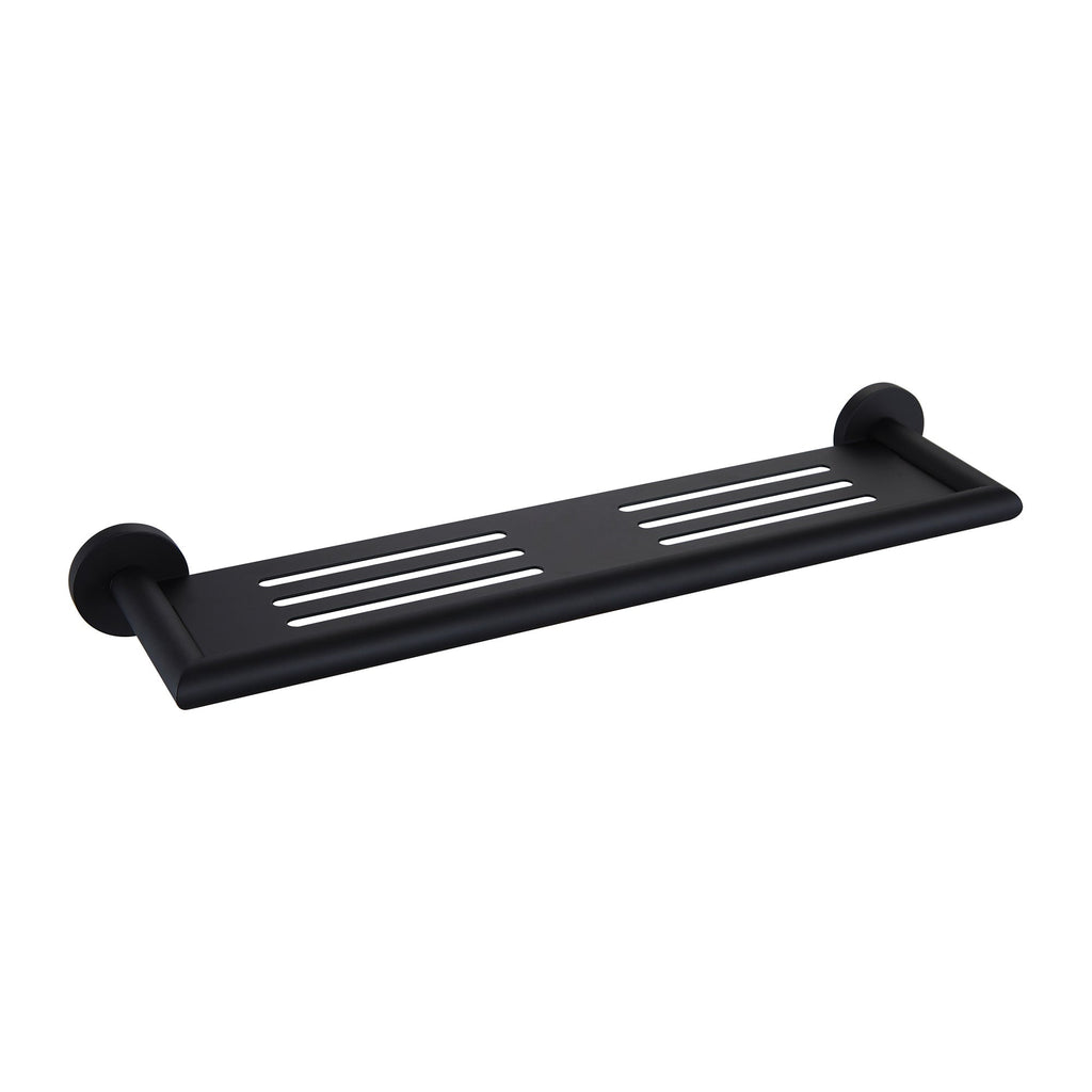 Nero Dolce Metal Shower Shelf 450mm - Matte Black