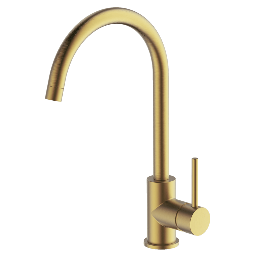 Gareth Ashton Lucia Goose Sidelever Mixer - Brushed Brass