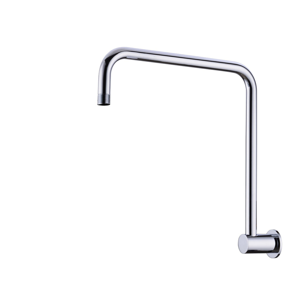 Nero Round Swivel Shower Arm - Chrome