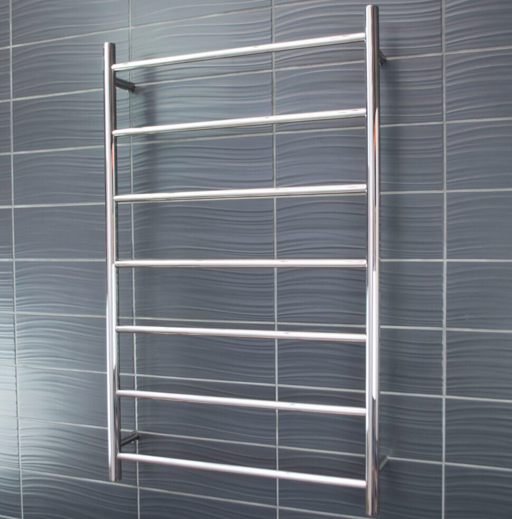 Radiant Heating Round Bars Non Heated Towel Rails Polished 700 x 1130