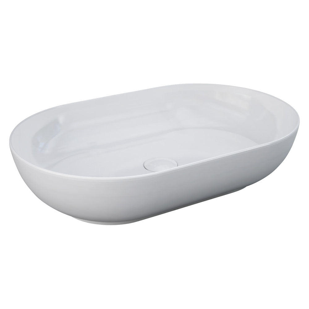 Fienza Rak Feel Oval Above Counter Basin - Gloss White