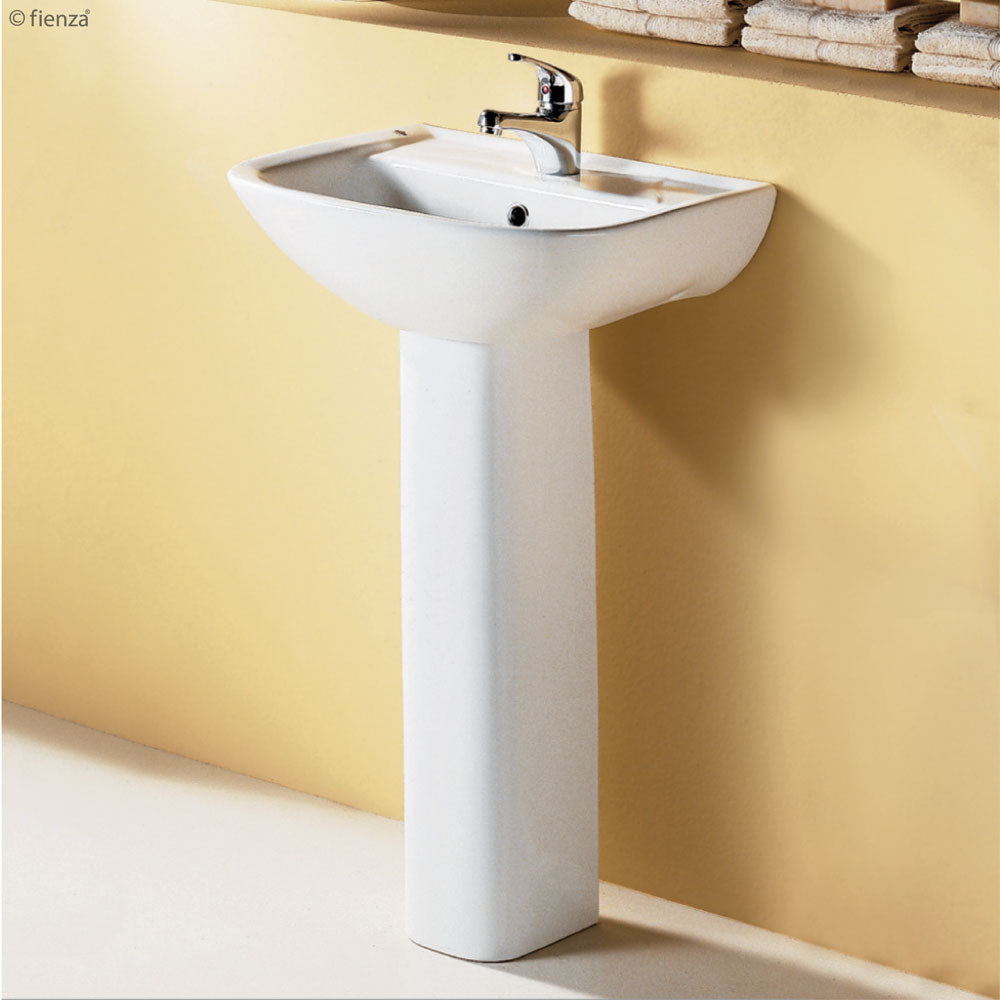 Fienza Lara Pedestal Basin - Gloss White