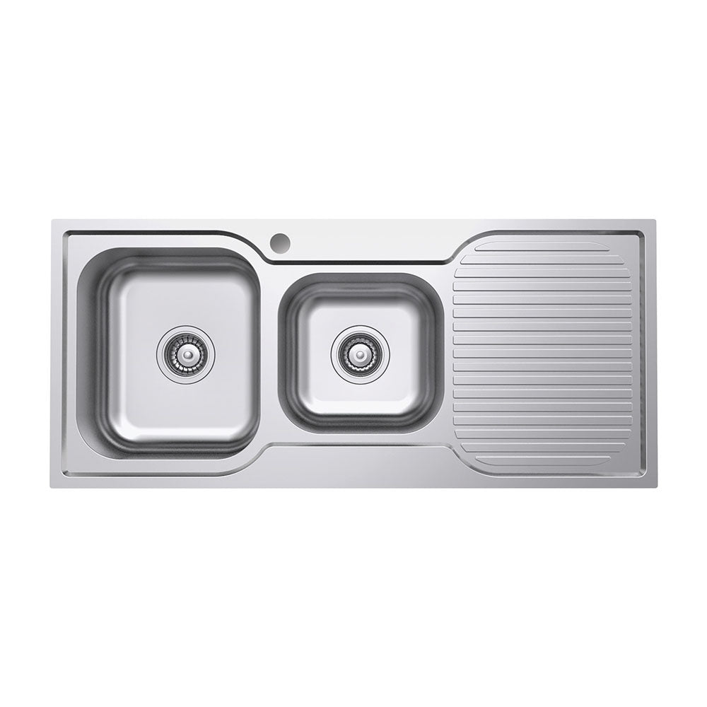 Fienza Tiva 1080 1.75 Kitchen Sink with Drainer