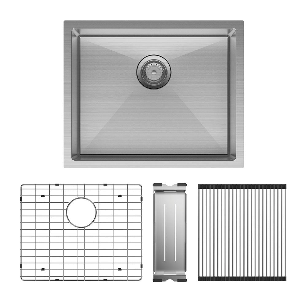Fienza Hana 40L Single Kitchen Sink Stainless Steel
