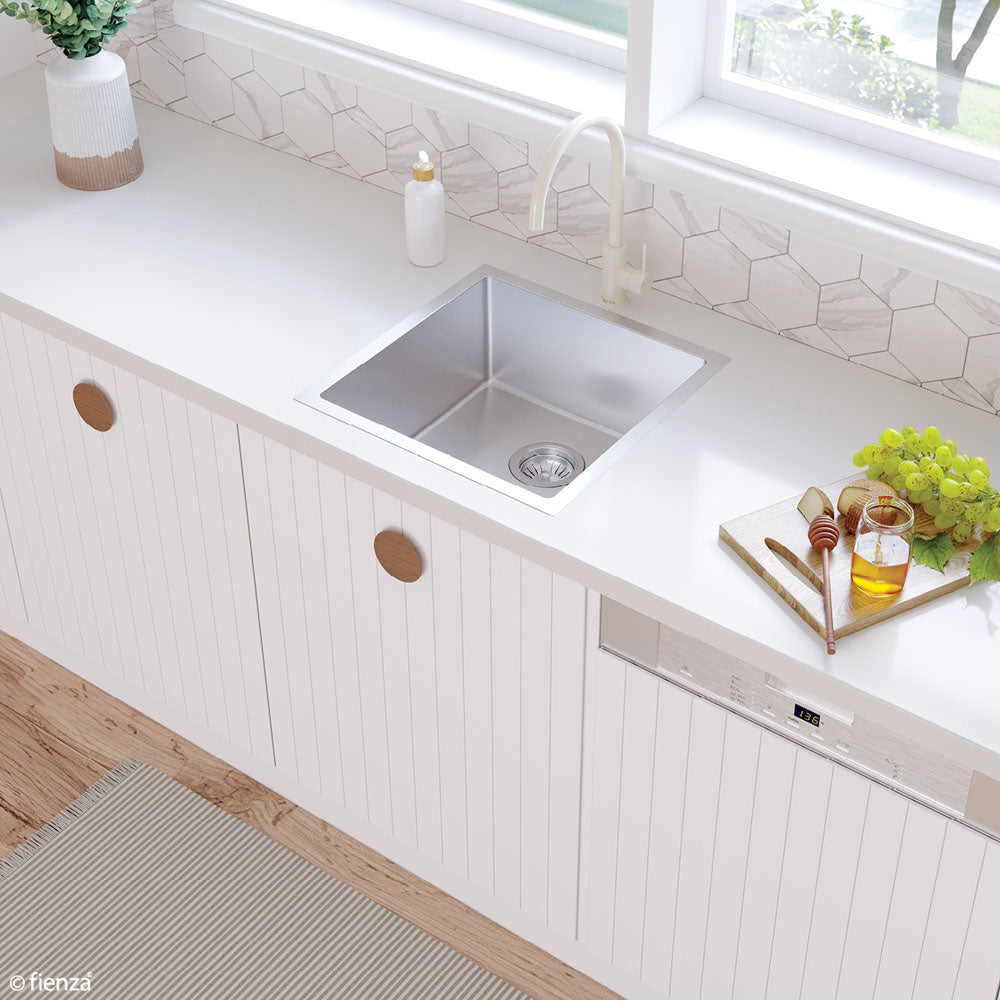 Fienza Hana 40L Single Kitchen Sink Stainless Steel