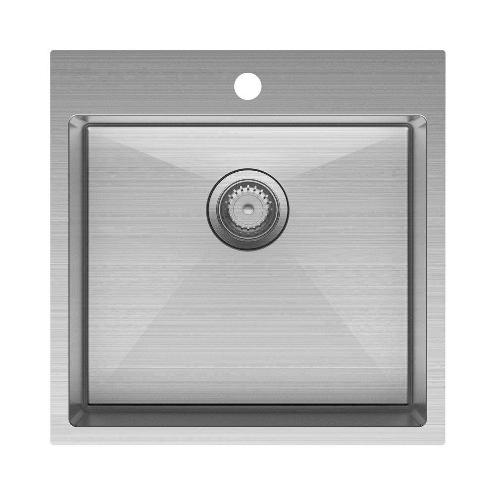 Fienza Hana 42L Laundry Sink, No Overflow Stainless Steel