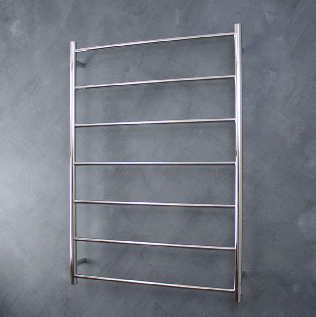 Radiant Heating Round Bars Non Heated Towel Rails Polished 800 x 1130