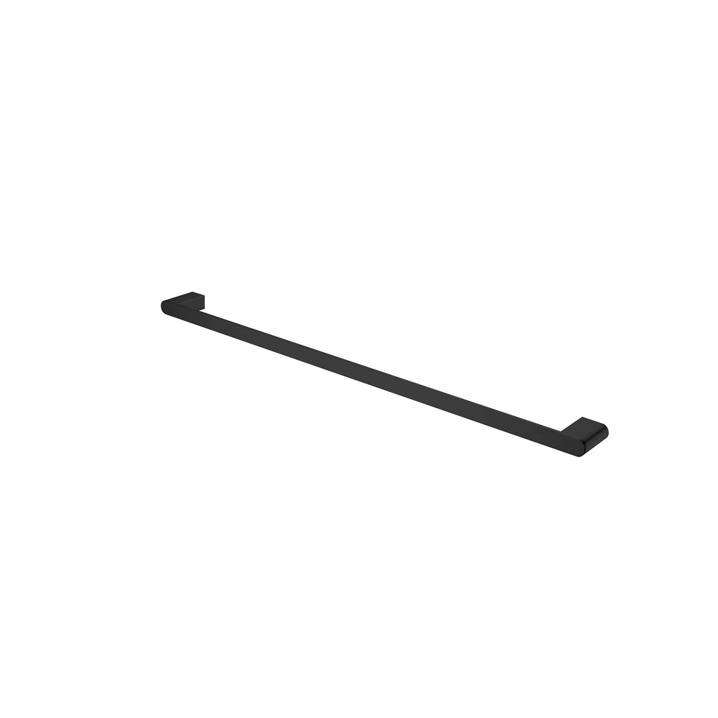 Nero Bianca Single Towel Rail 800mm - Matte Black