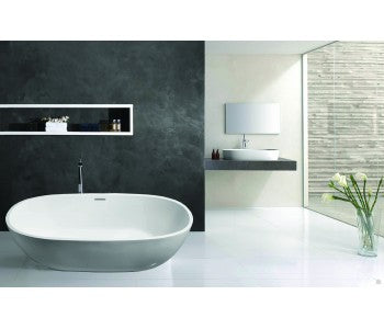 Belbagno Ally Bathtub 1700mm - Gloss White - Wellsons
