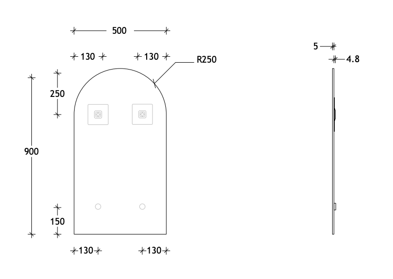 ADP Arch Mirror - Wellsons