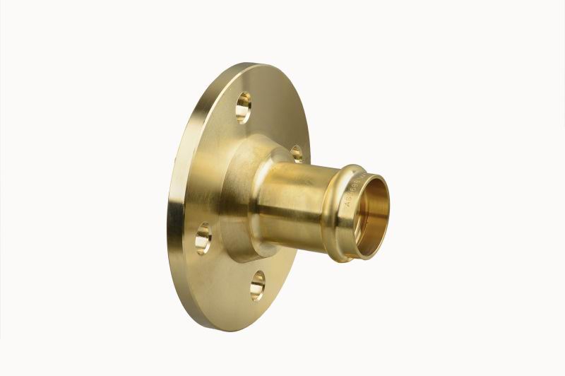 Copper Press Brass Flange Adaptor Gas 40MM - Wellsons