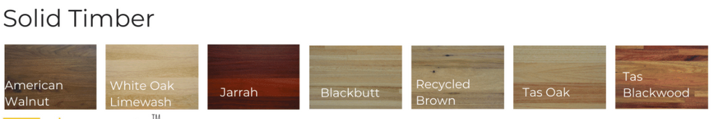 Rifco Sleek Vanity with Solid Timber Top & Basin Single Draw