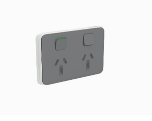 ADP Shaving Cabinet Power Point - Black - Wellsons