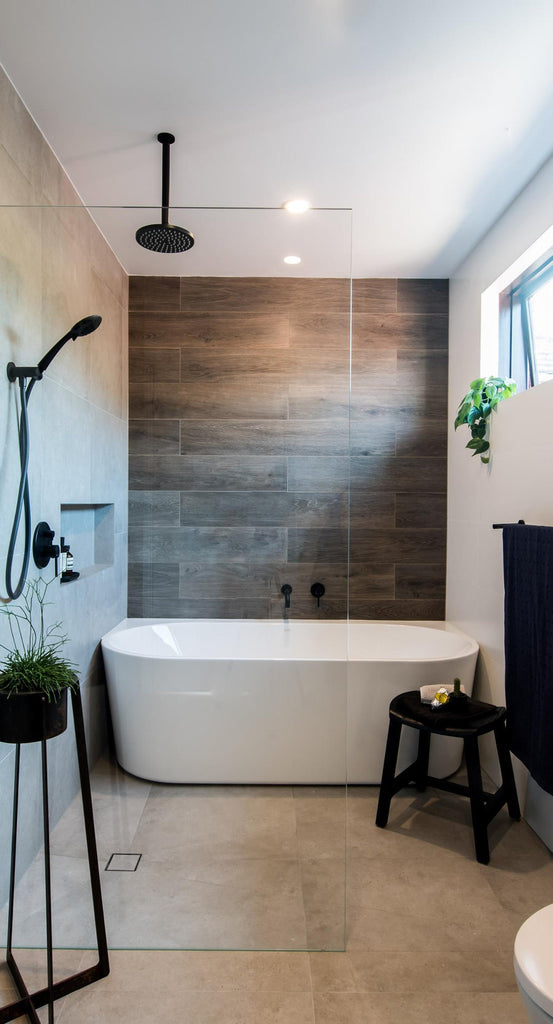 Meir Round Ceiling Shower Arm - Matte Black