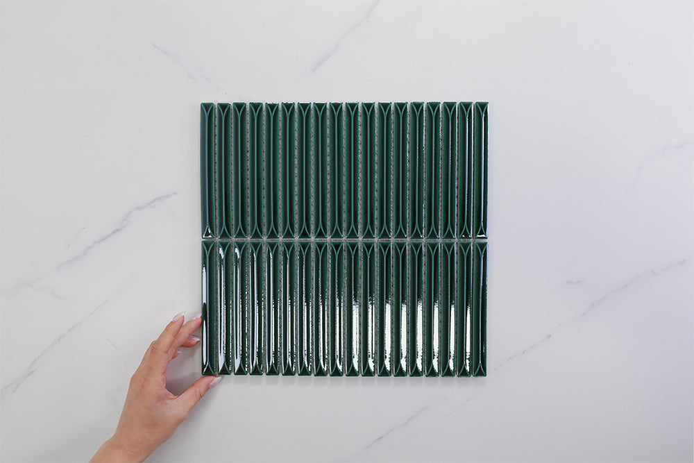 Brinx Kit kat Jade Gloss Mosaic Tile