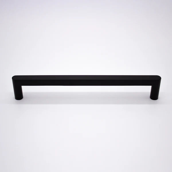 Manovella Matte Black Straight Profile Cabinet Pull - Clio