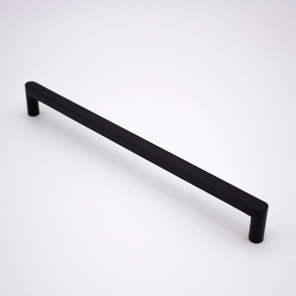 Manovella Matte Black Straight Profile Cabinet Pull - Clio