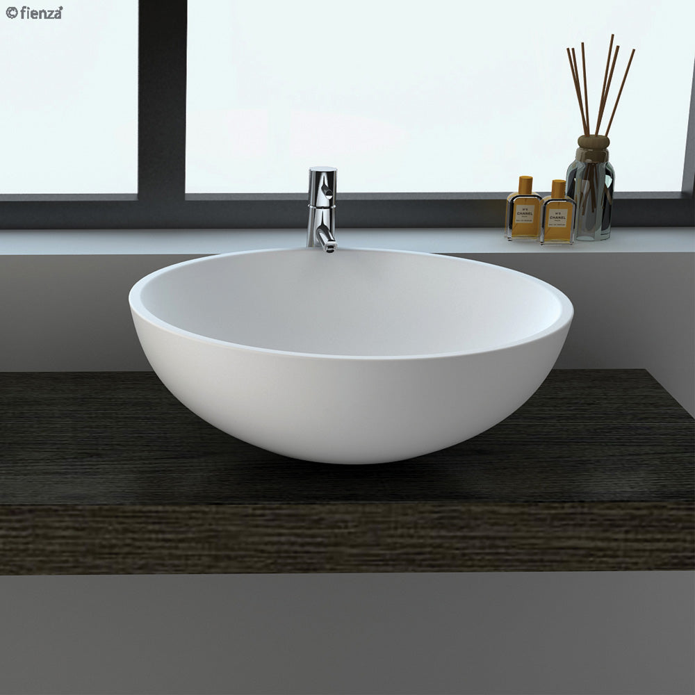 Fienza Lexy Solid Surface Basin - Matte White