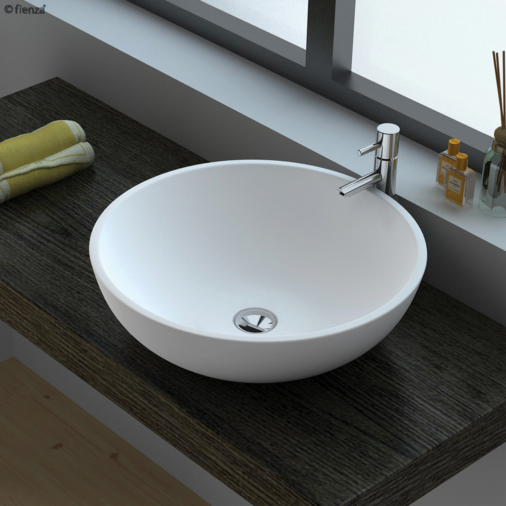 Fienza Lexy Solid Surface Basin - Matte White