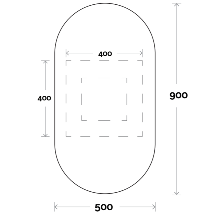 Marquis Capsule Mirror - Wellsons