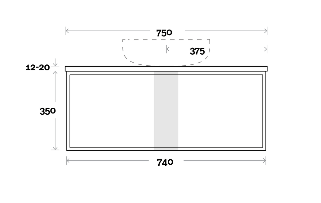 Marquis Chifley Wall Hung Vanity - Wellsons