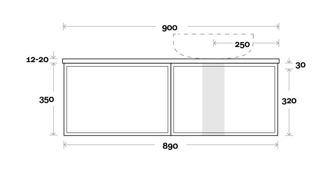 Marquis Chifley Wall Hung Vanity - Wellsons
