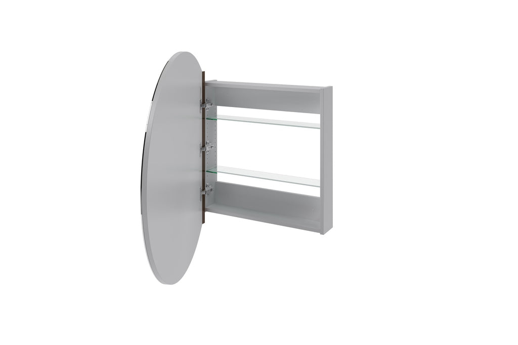 Rifco Cirque T2 Mirror Cabinet With Timber Panel