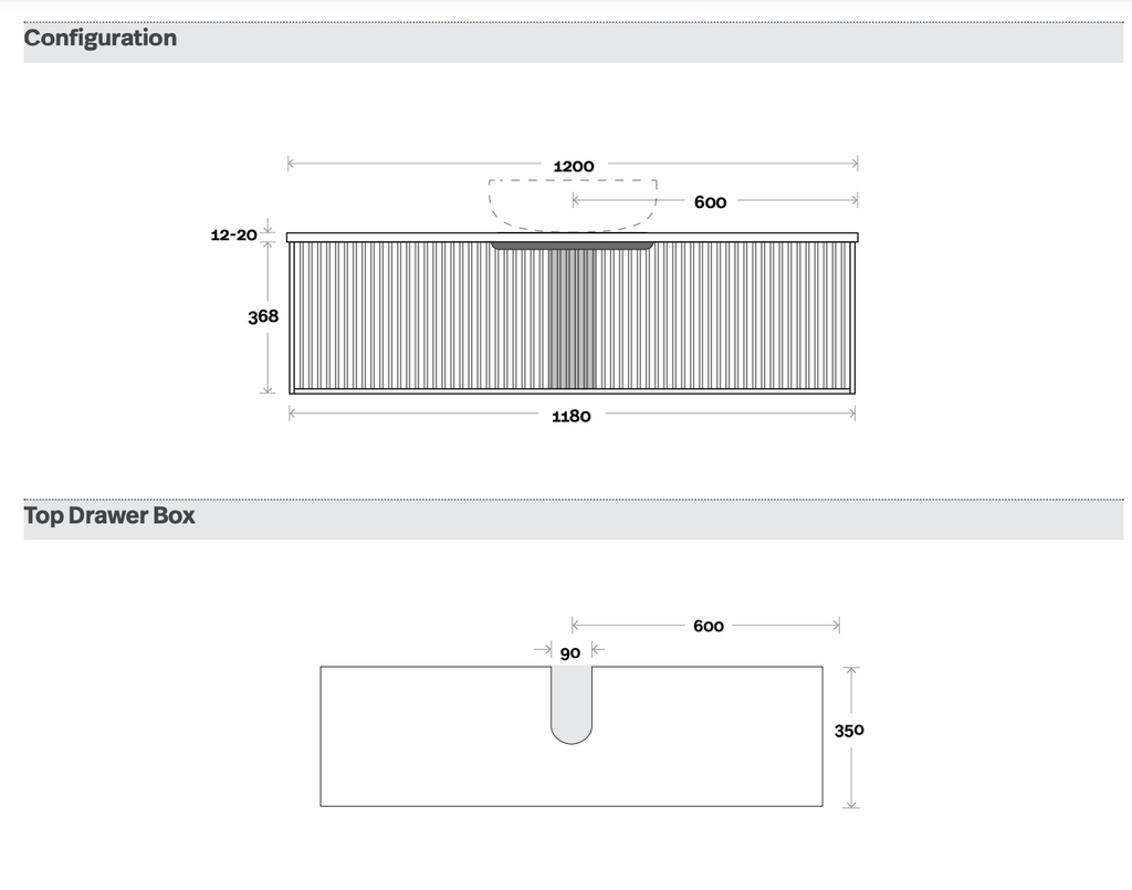Marquis Cove Wall Hung Vanity - Wellsons