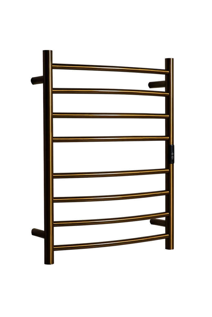 Hotwire Curved 8 Bar Towel Rail