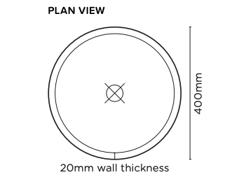Nood Co Cylinder Bowl Basin - 14 Colours