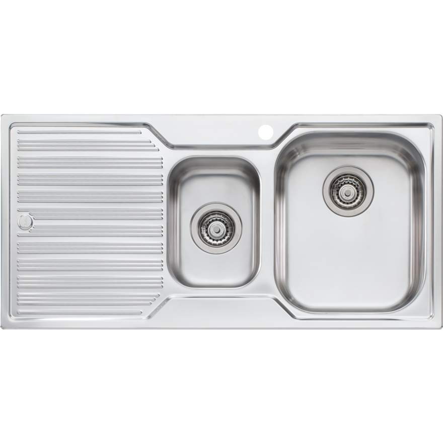 Oliveri Diaz 1 & 1/2 Bowl Sink With Drainer