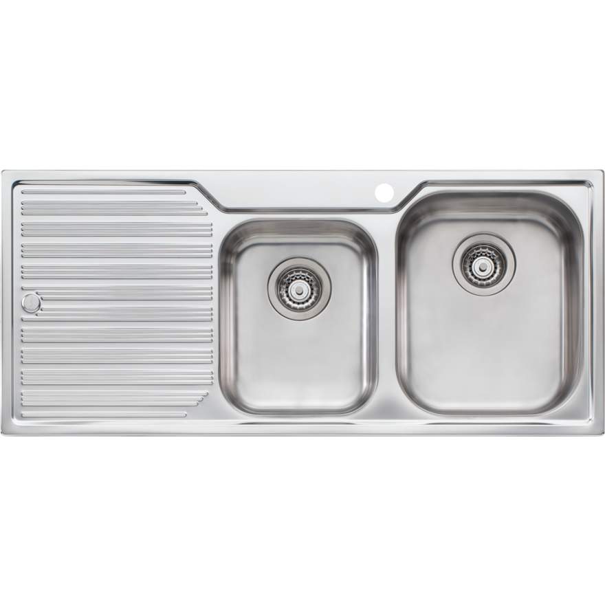 Oliveri Diaz 1 & 3/4 Bowl Sink With Drainer