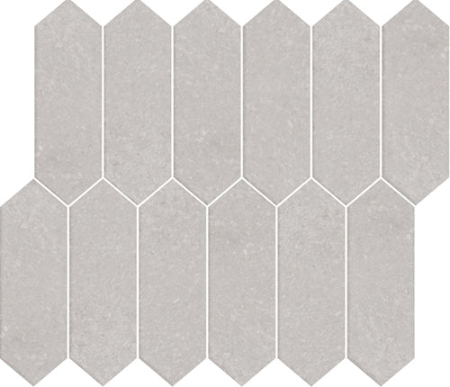 Deca Light Grey Honed Long Hexagon Tile