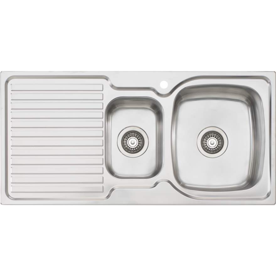 Oliveri Endeavour 1 & 1/2 Bowl Sink With Drainer