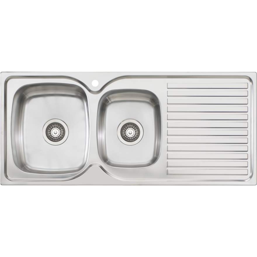 Oliveri Endeavour 1 & 3/4 Bowl Sink With Drainer