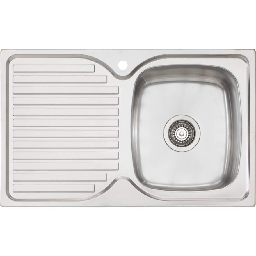 Oliveri Endeavour Single Bowl Sink With Drainer