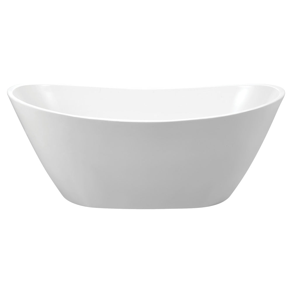 Fienza Paola Freestanding Acrylic Bath 1500mm - Gloss White