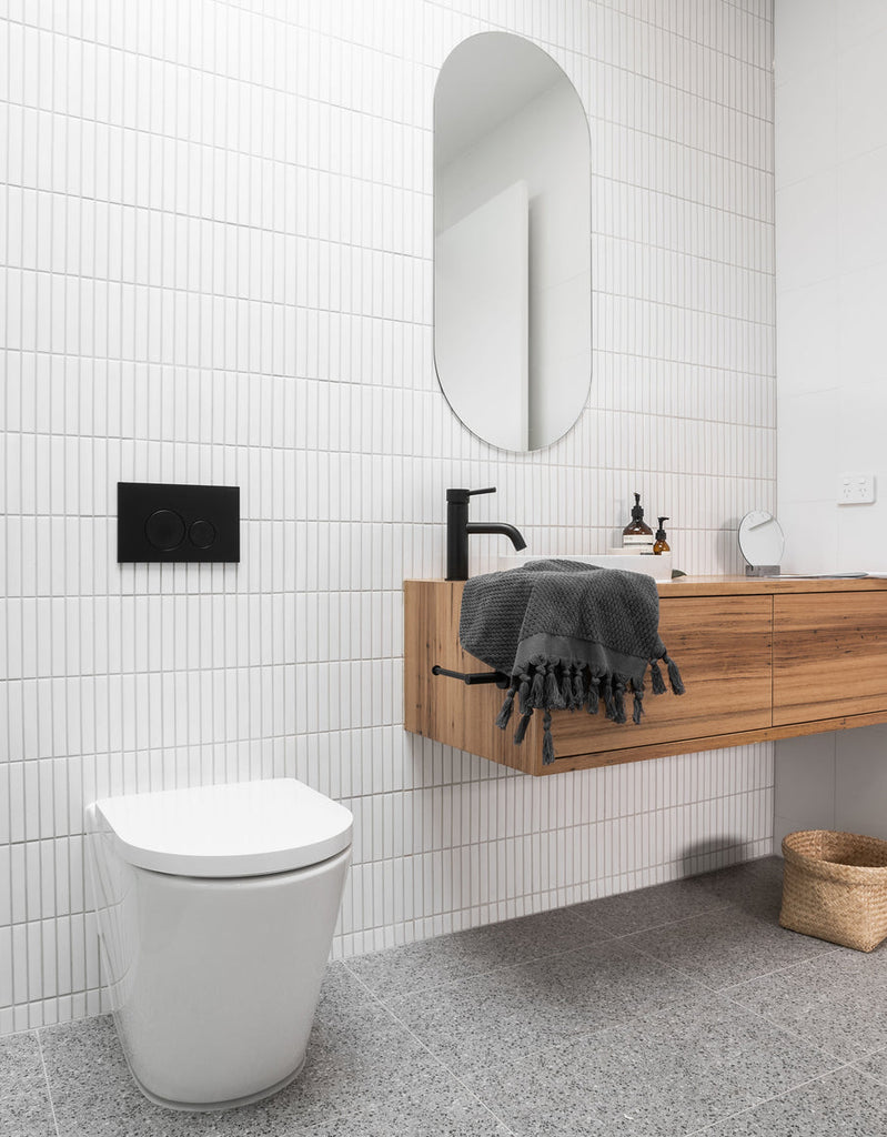 Meir Sigma 21 Dual Flush Plate By Geberit - Matte Black