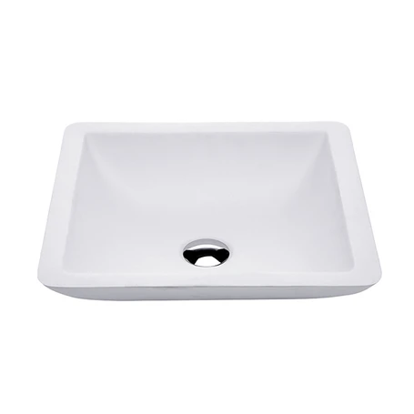 FienzaClassique420AboveCounterSolidSurfaceBasin-MatteWhite