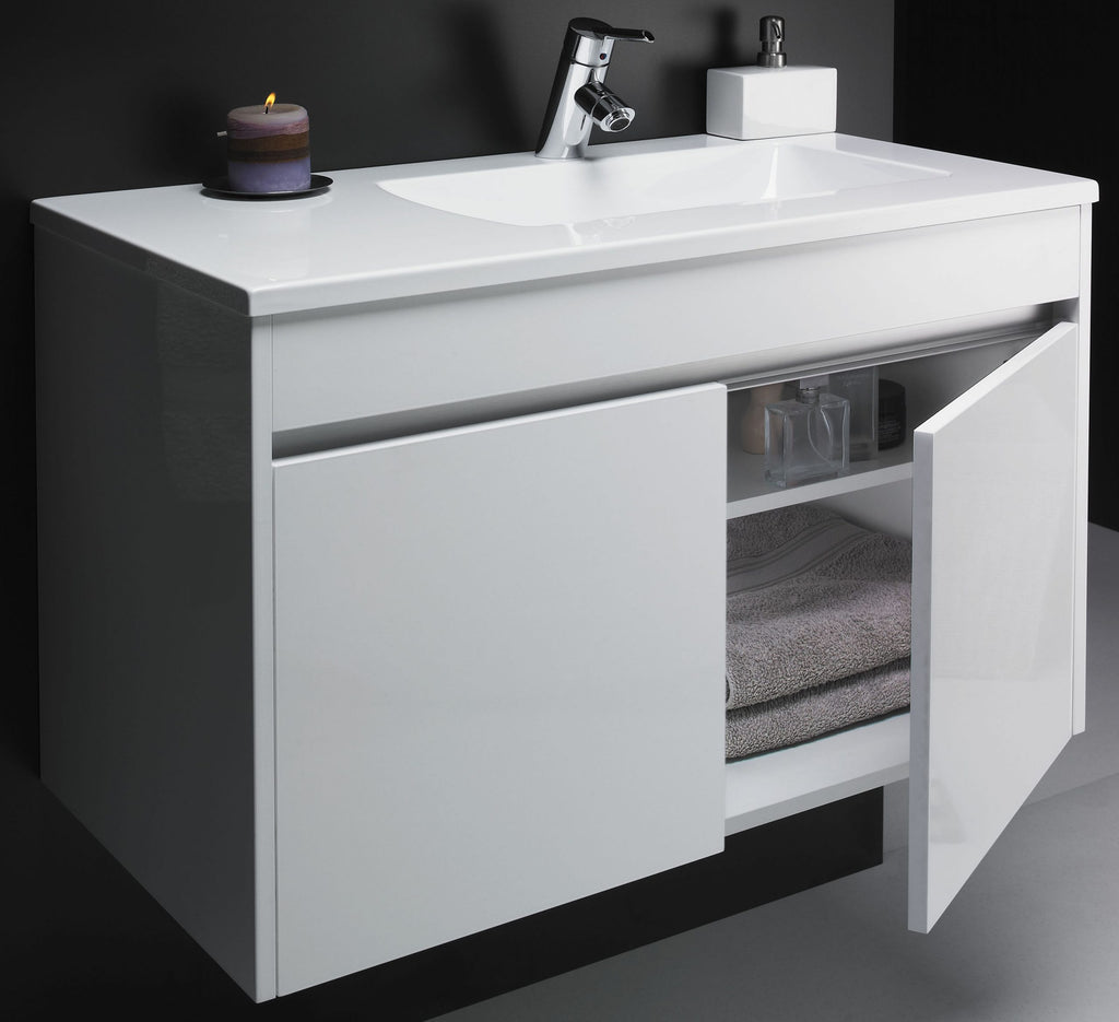 Rifco Ivy Wall Hung Vanity with Acrylic Top
