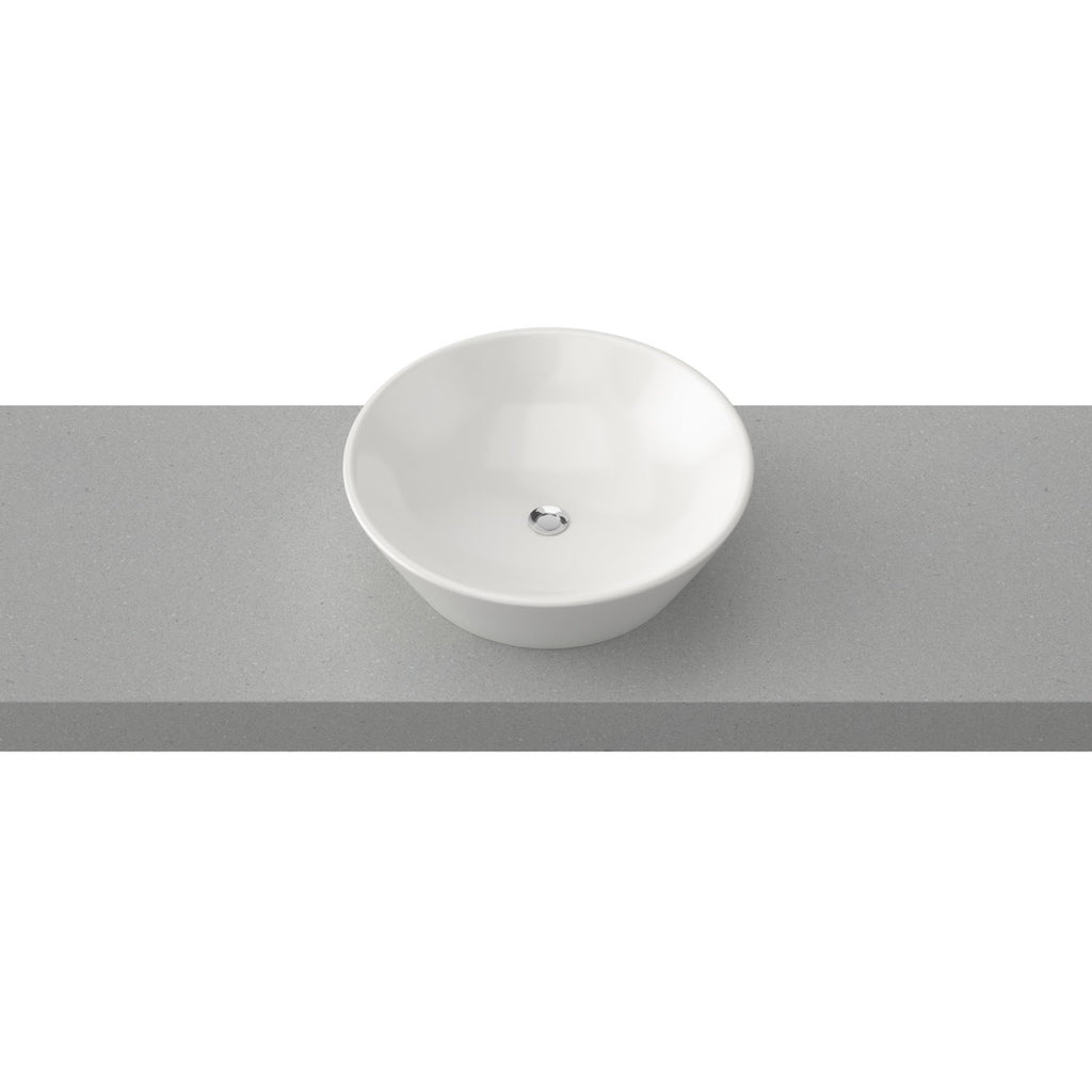 Timberline Jupiter Above Counter Basin - Gloss White - Wellsons